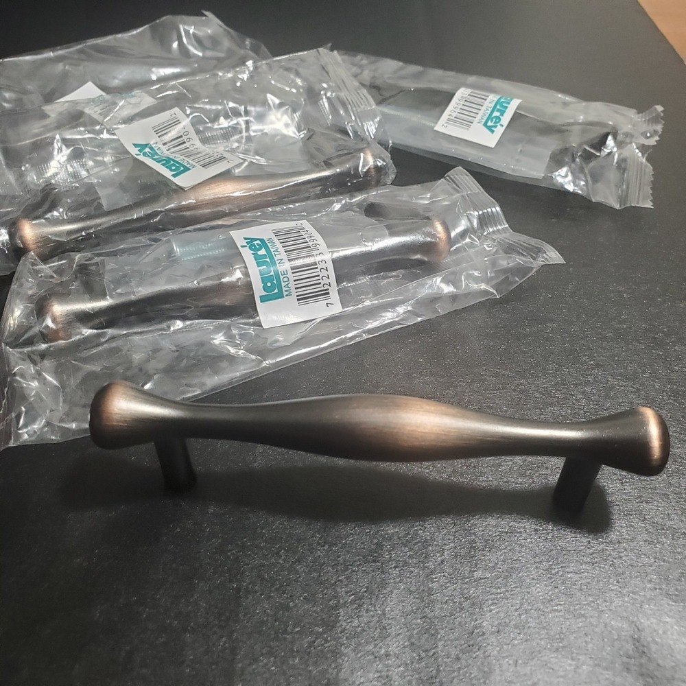 Laurey Celebration 99904 Oil Rubbed Bronze 3"cc Cabinet Bar Pull Lot Of 5 - NEW